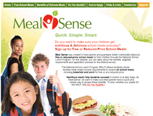 Tablet Screenshot of mealsense.org